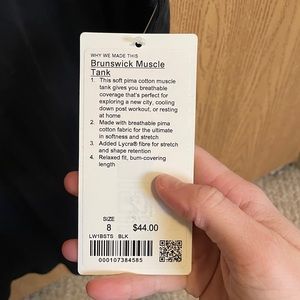 Lululemon Brunswick muscle tank
